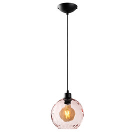 Benek Metal Ceiling Pendant Light in Pink