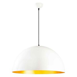 Berceste Large Bowl Metal Ceiling Pendant Light in White