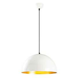 Berceste Medium Bowl Metal Ceiling Pendant Light in White