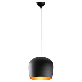 Berceste Metal Bell Ceiling Pendant Light in Black