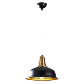 Berceste Metal Ceiling Pendant Light in Black and Gold