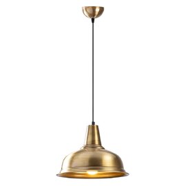 Berceste Metal Hemispherical Ceiling Pendant Light in Gold