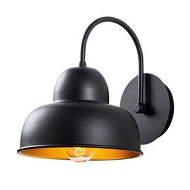 Berceste Metal Wall Light in Black