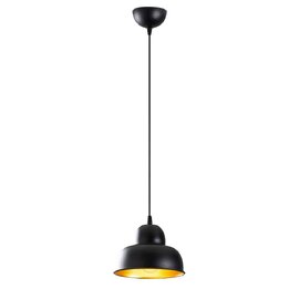 Berceste Round Metal Ceiling Pendant Light in Black