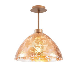 Bergama Metal Ceiling Light in Copper