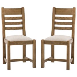 Bethesda Natural Wooden Dining Chairs In Pair