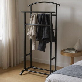 Birmingham Metal Coat Stand In Black
