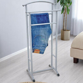 Birmingham Metal Coat Stand In Grey