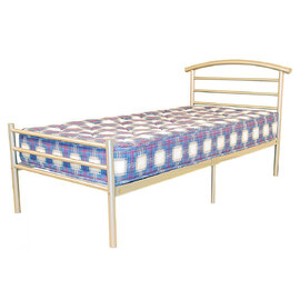 Bohemia Metal Double Bed In Silver