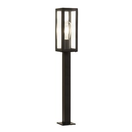 Box Outdoor 1 Light Tall Head Post In Black