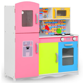 Brevard MDF Kids Play Kitchen - Multicolour