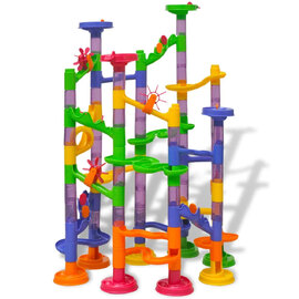 Brevard Multicolour Plastic Kids Marble Run Game