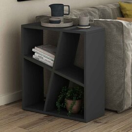 Briley Wooden Shelving Unit in Black