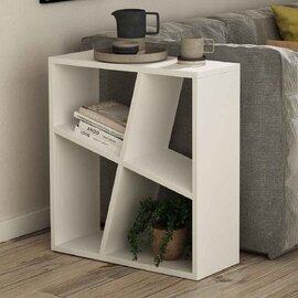 Briley Wooden Shelving Unit in White
