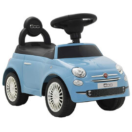 Buckeye Plastic Kids Fiat 500 Ride-on Car - Blue Black