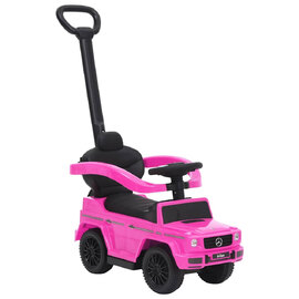 Buckeye Plastic Kids Push Walk G63 Car - Pink Black
