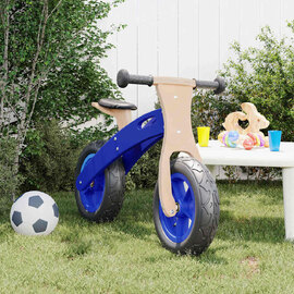 Buckeye Plywood Balance Bike With Air Tyres For Kids - Blue