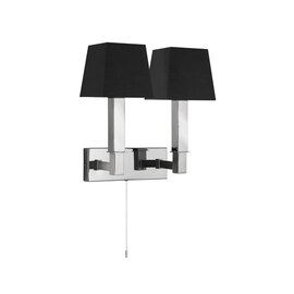 Buckingham 2 Lights Wall Light In Satin Silver