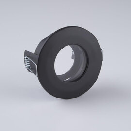 Burford LED Bathroom Down Light In Black