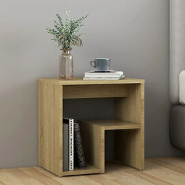 Canaan Wooden Bedside Cabinet In Sonoma Oak