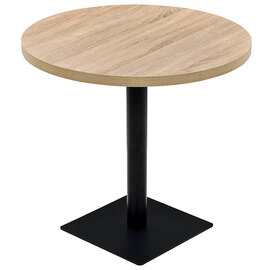 Causer Round Wooden Bistro Table In Oak