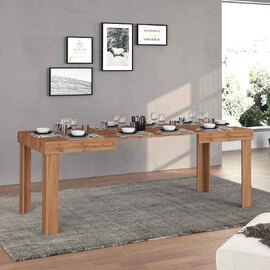 Centennial Wooden Extending Dining Table In Wotan Oak