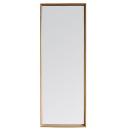 Chelan Leaner Floor Mirror In Oak Wooden Frame