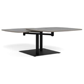 Cheney Ceramic Top Extending Coffee Table - Grey Batis