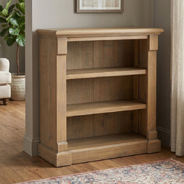 Chilton Wooden Bookcase with 3 Shelves in Natural