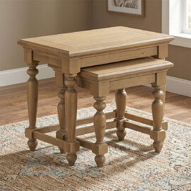 Chilton Wooden Nest Of 2 Tables in Natural