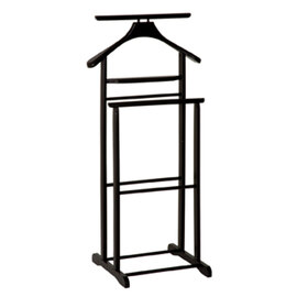 Clarkdale Wooden Valet Stand In Black