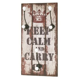 Coachella Wooden Coat Rack In Motif And Black