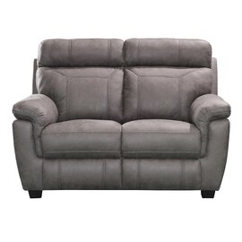 Colyton Fabric 2 Seater Sofa In Grey Finish