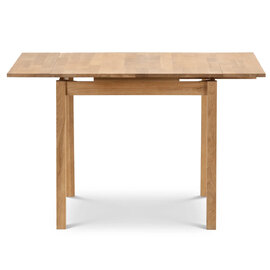 Calliope Wooden Extending Dining Table In Oiled Oak Finish