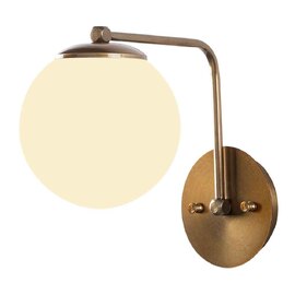 Daisy Metal Wall Lamp in Gold