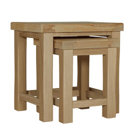 Danville Wooden Nest Of 2 Tables In Oak