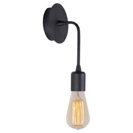 Dartini Metal Wall Lamp in Black