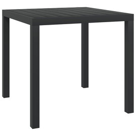 Darwen Aluminium Garden Dining Table Small In Black