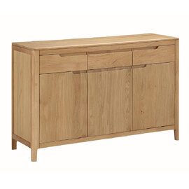 Derry Wooden Sideboard With 3 Doors 3 Drawers In Oak