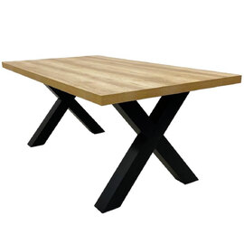 Detroit Small Wooden Rectangular Dining Table In Oak
