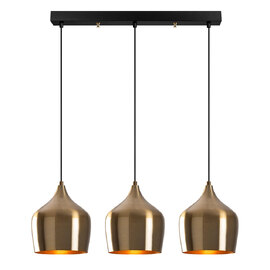 Dodo 3 Light Metal Ceiling Pendant Light in Vintage