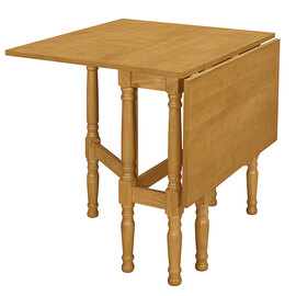 Dunbar Rectangular Drop Leaf Wooden Dining Table In Light Oak