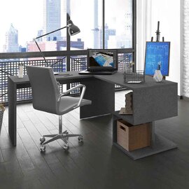 Elizabethtown Wooden Corner Laptop Desk In Report