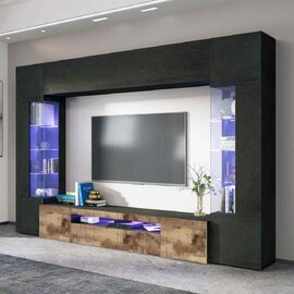 Eindhoven Wooden Entertainment Unit In Report And Pereira Maple