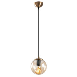 Elaris Metal Ceiling Pendant Light in Yellow and Vintage