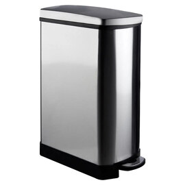 Elkin Stainless Steel Rectangle Pedal Bathroom Bin