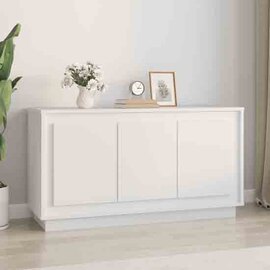 Elkin Wooden Sideboard With 3 Doors In White