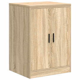 Ellery Wooden Storage Cabinet with 2 Doors in Sonoma Oak
