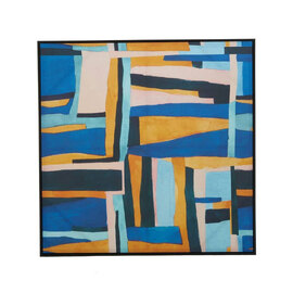 Elmiron Polystyrene Abstract Painting Wall Art in Multicolour