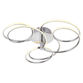 Eterne Large Wall Ceiling Light In Chrome